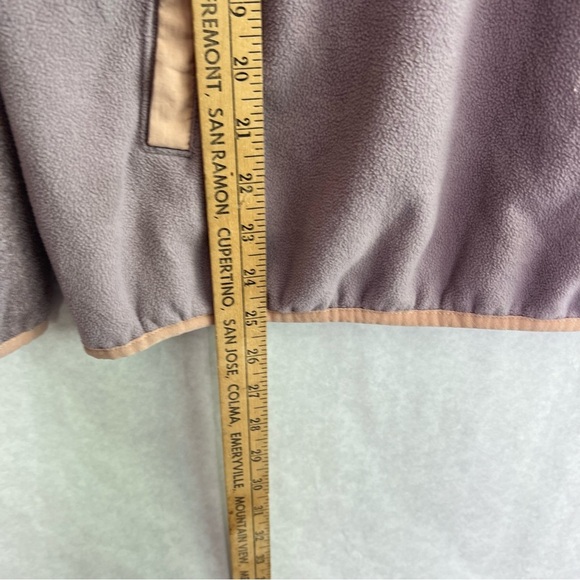 Columbia fleece pullover sweatshirt top snap buttons size small - Picture 3 of 7